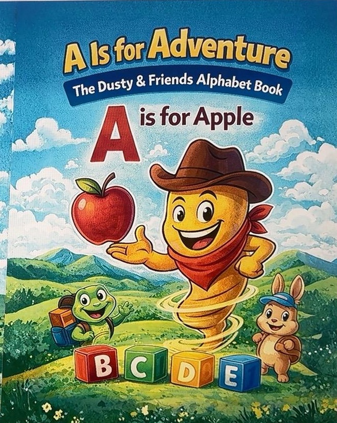 A is for Adventure: A Dusty and Friends Alphabet Book cover
