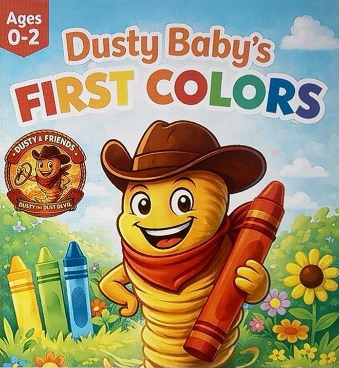 Dusty Baby’s FIRST COLORS cover
